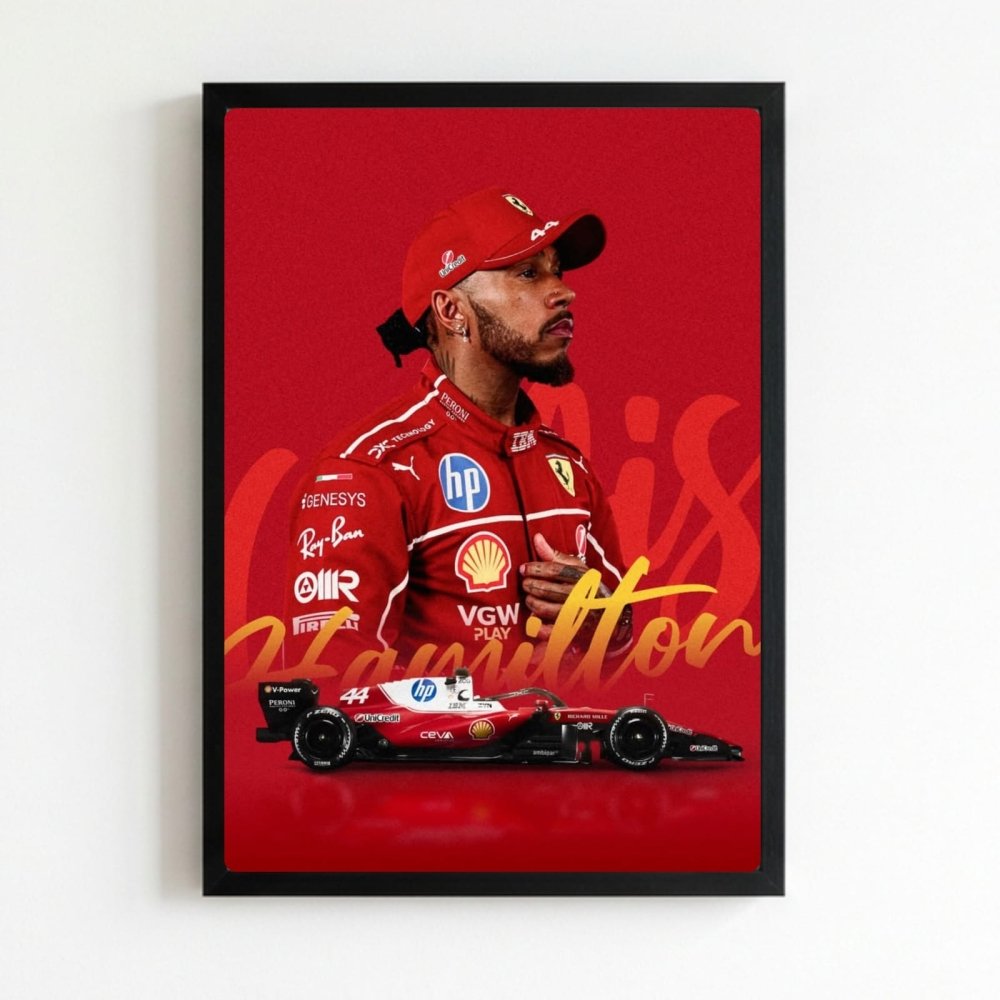 lewis hamilton ferrari f1 - Vibes Districtlewis hamilton ferrari f1 poster NeroVibes District