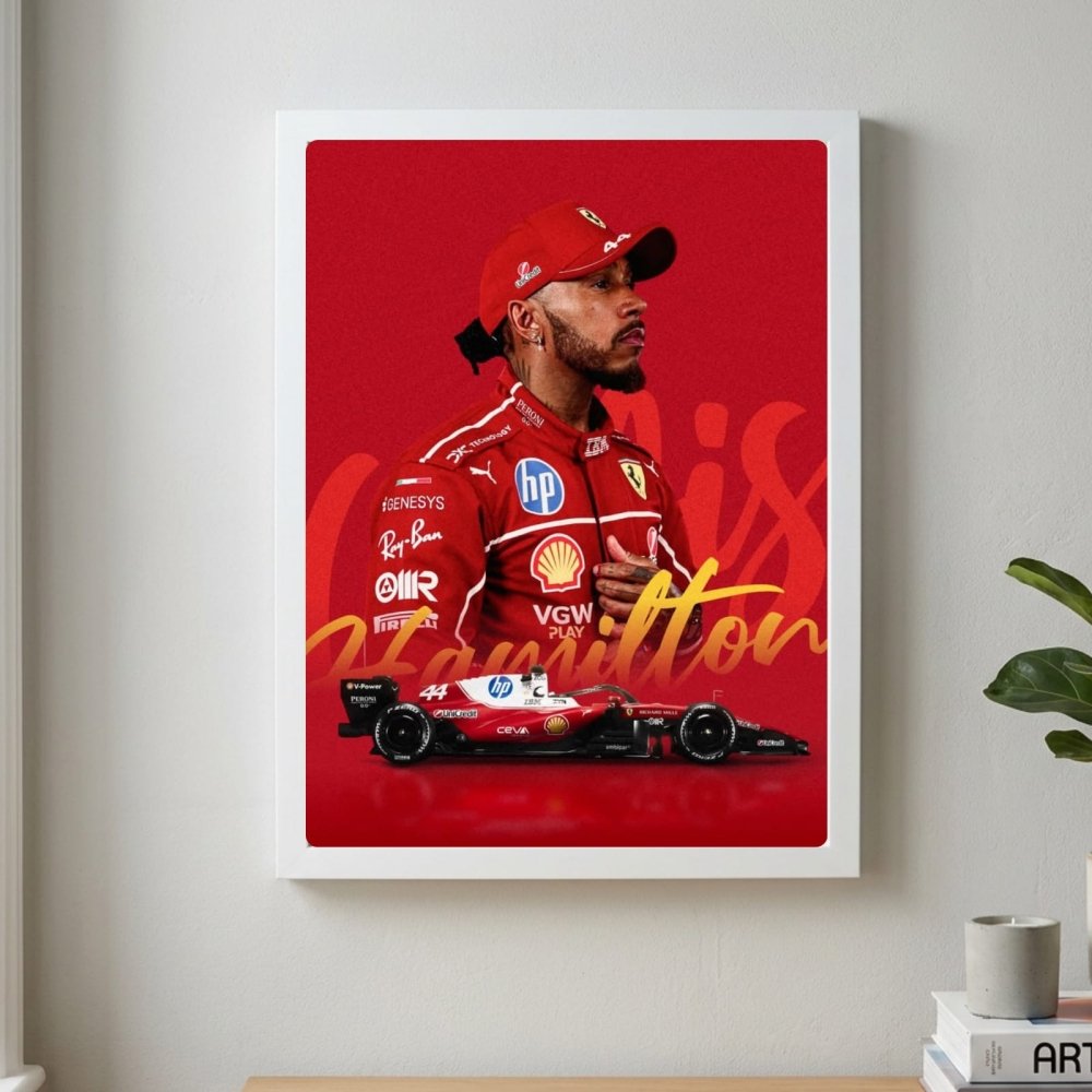 lewis hamilton ferrari f1 - Vibes Districtlewis hamilton ferrari f1 poster NeroVibes District