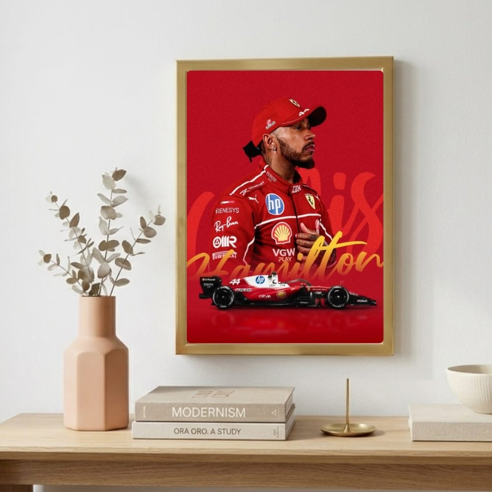 lewis hamilton ferrari f1 - Vibes Districtlewis hamilton ferrari f1 poster NeroVibes District