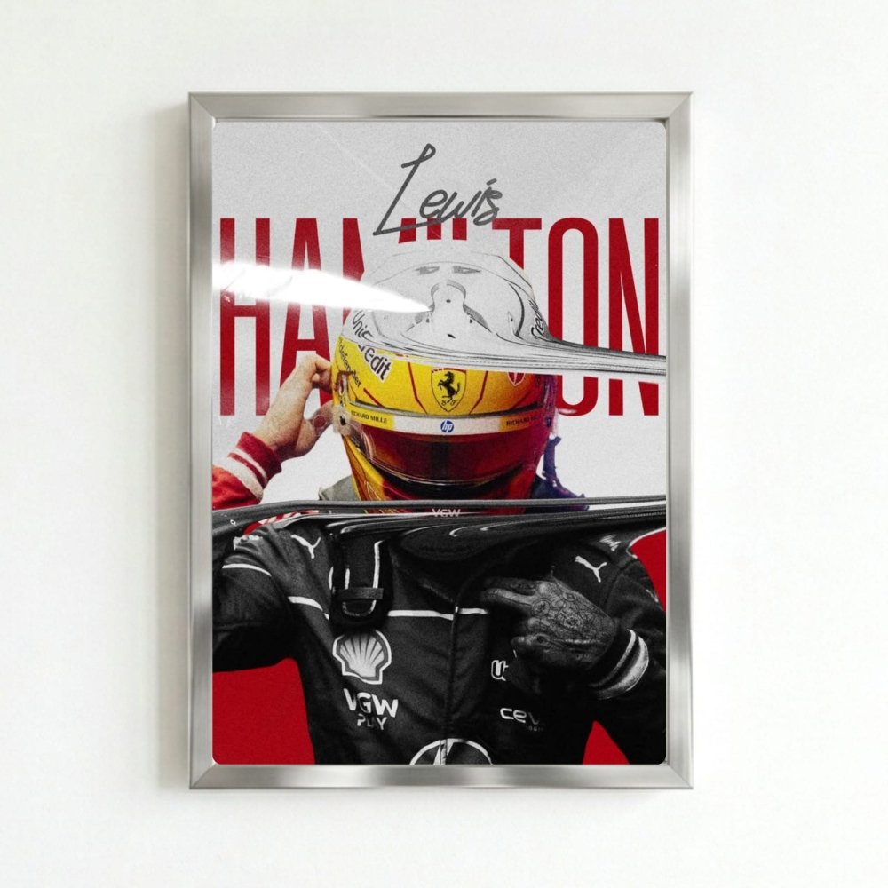 lewis hamilton ferrari f1 - Vibes Districtlewis hamilton ferrari f1 poster SilverVibes District