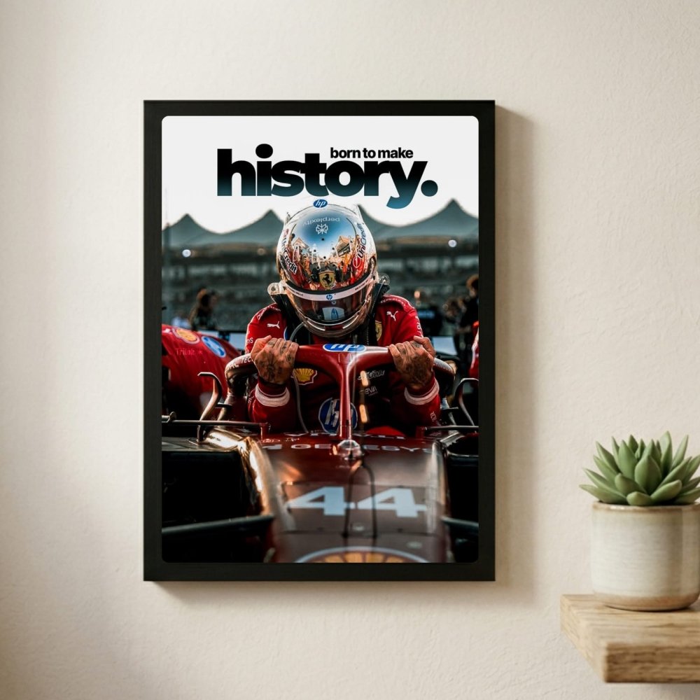 lewis hamilton ferrarif1 - Vibes Districtlewis hamilton ferrarif1 poster SilverVibes District