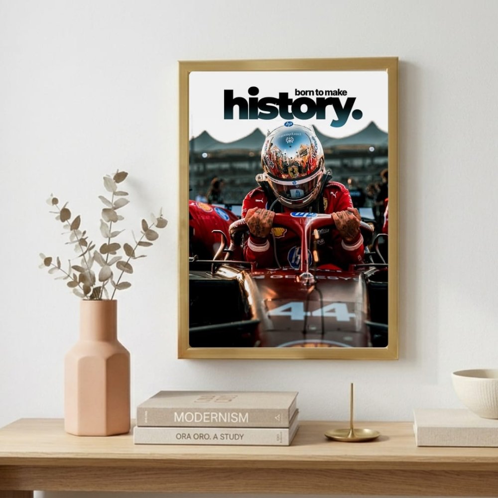 lewis hamilton ferrarif1 - Vibes Districtlewis hamilton ferrarif1 poster SilverVibes District