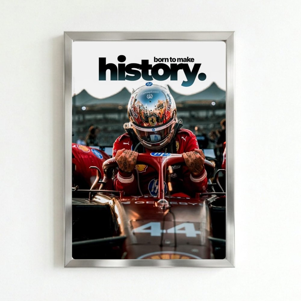 lewis hamilton ferrarif1 - Vibes Districtlewis hamilton ferrarif1 poster SilverVibes District
