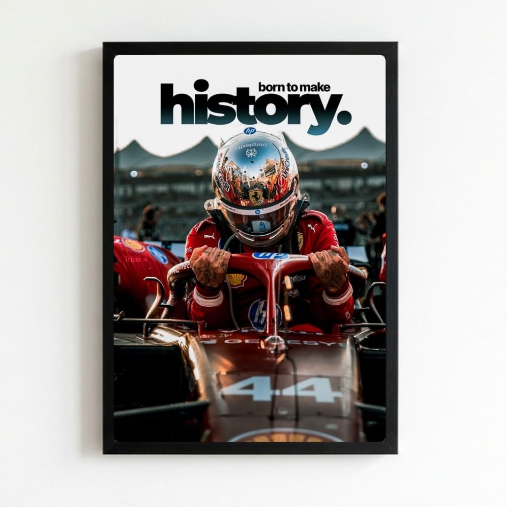 lewis hamilton ferrarif1 - Vibes Districtlewis hamilton ferrarif1 poster NeroVibes District