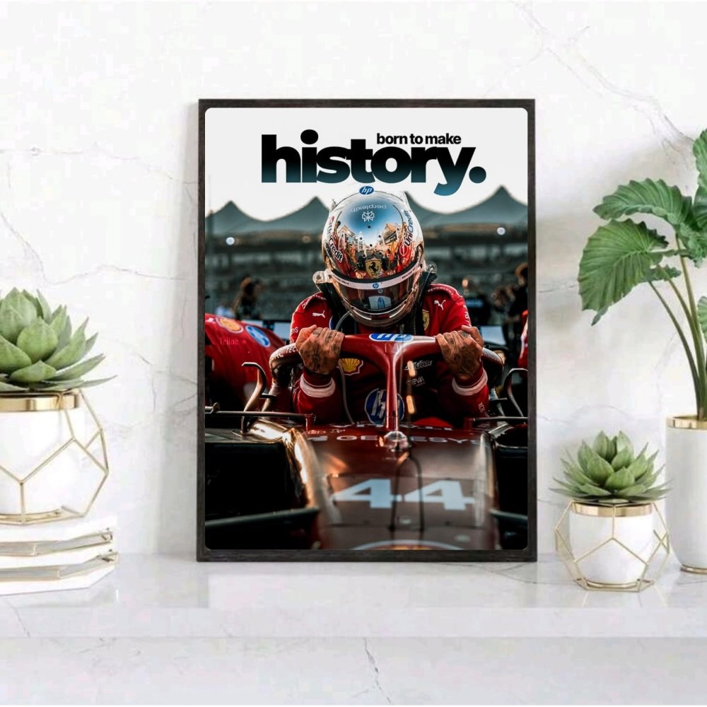 lewis hamilton ferrarif1 - Vibes Districtlewis hamilton ferrarif1 poster SilverVibes District