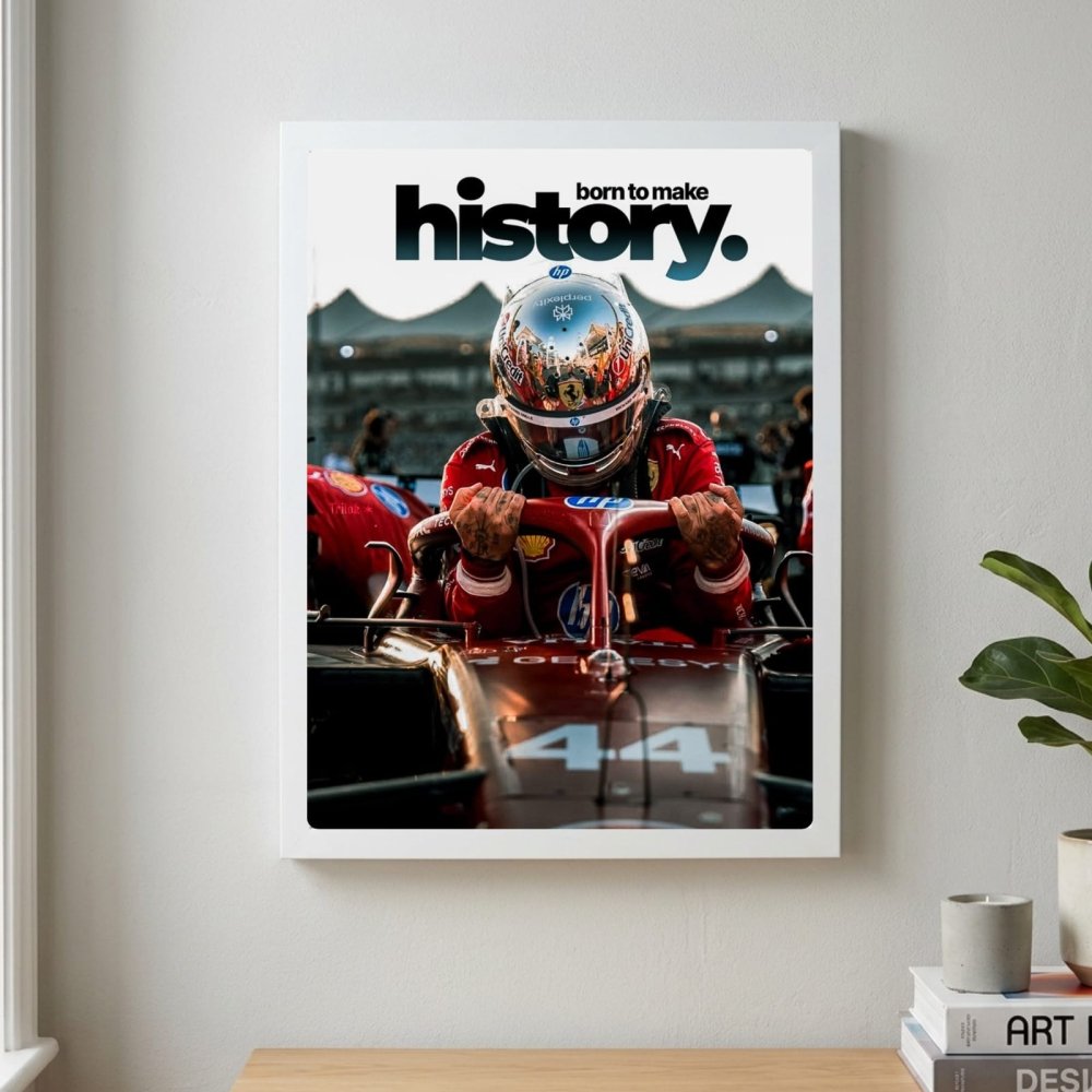 lewis hamilton ferrarif1 - Vibes Districtlewis hamilton ferrarif1 poster SilverVibes District