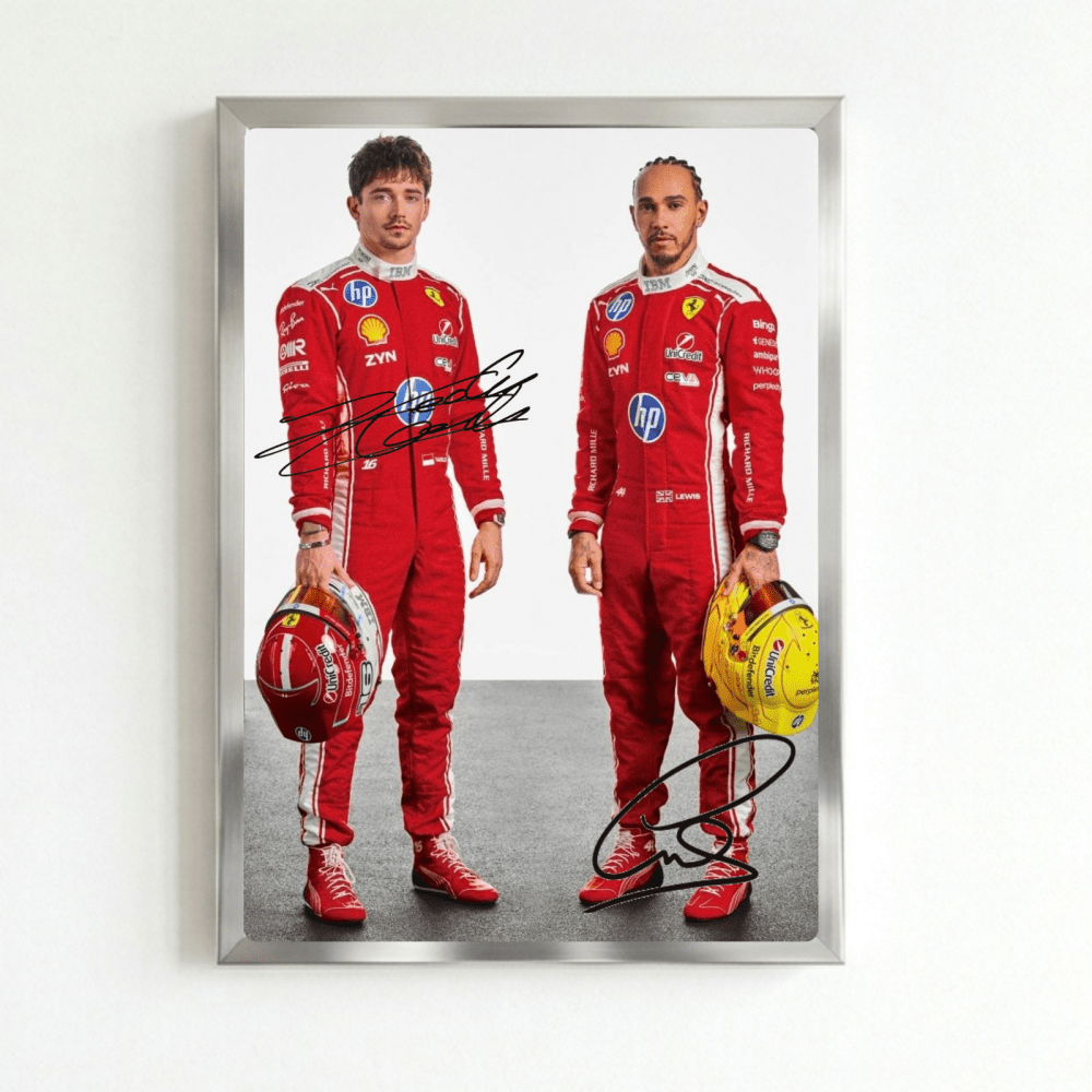 lewis hamilton, leclerc ferrari - Vibes Districtlewis hamilton, leclerc ferrari poster SilverVibes District