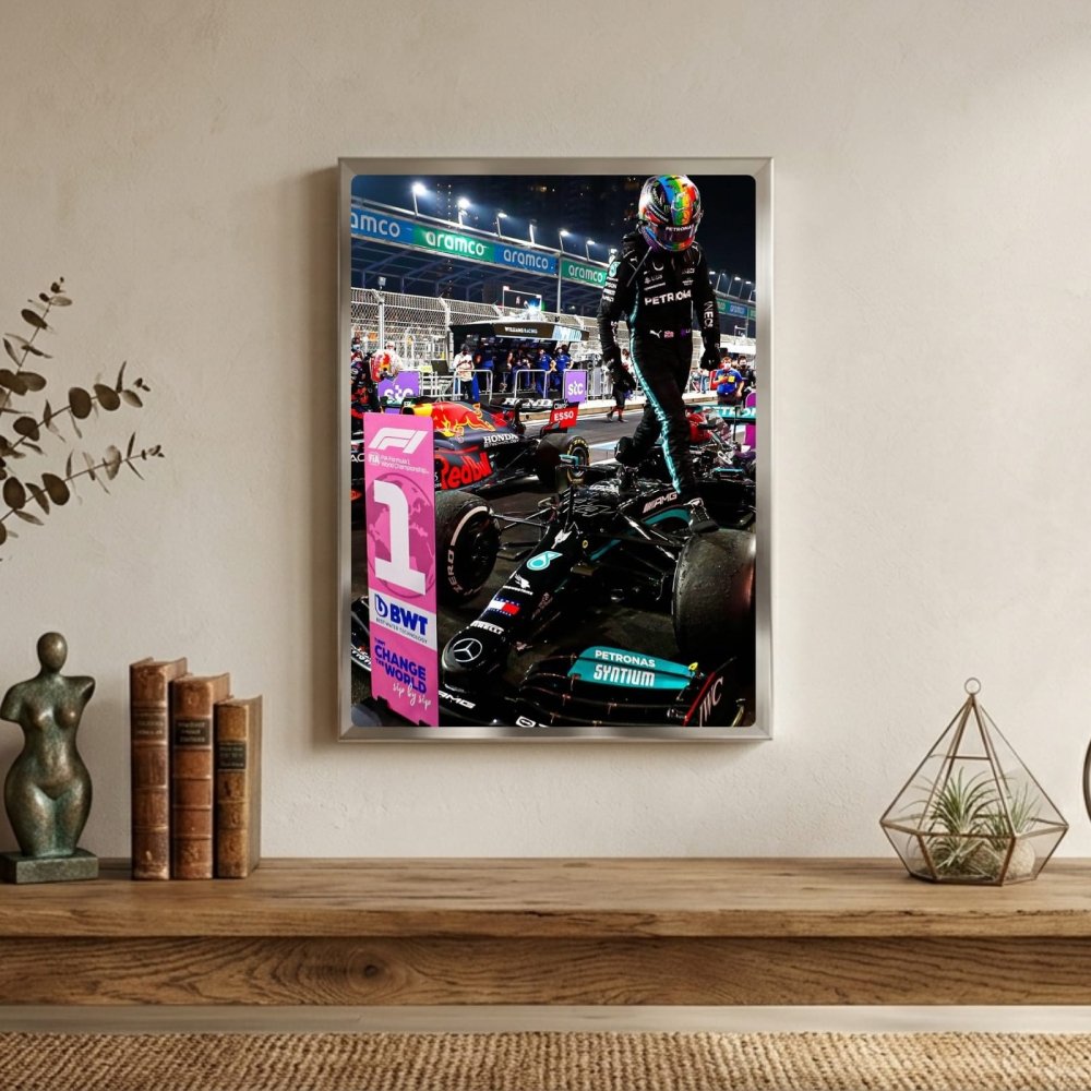 lewis hamilton mercedes - Vibes Districtlewis hamilton mercedes poster GoldVibes District