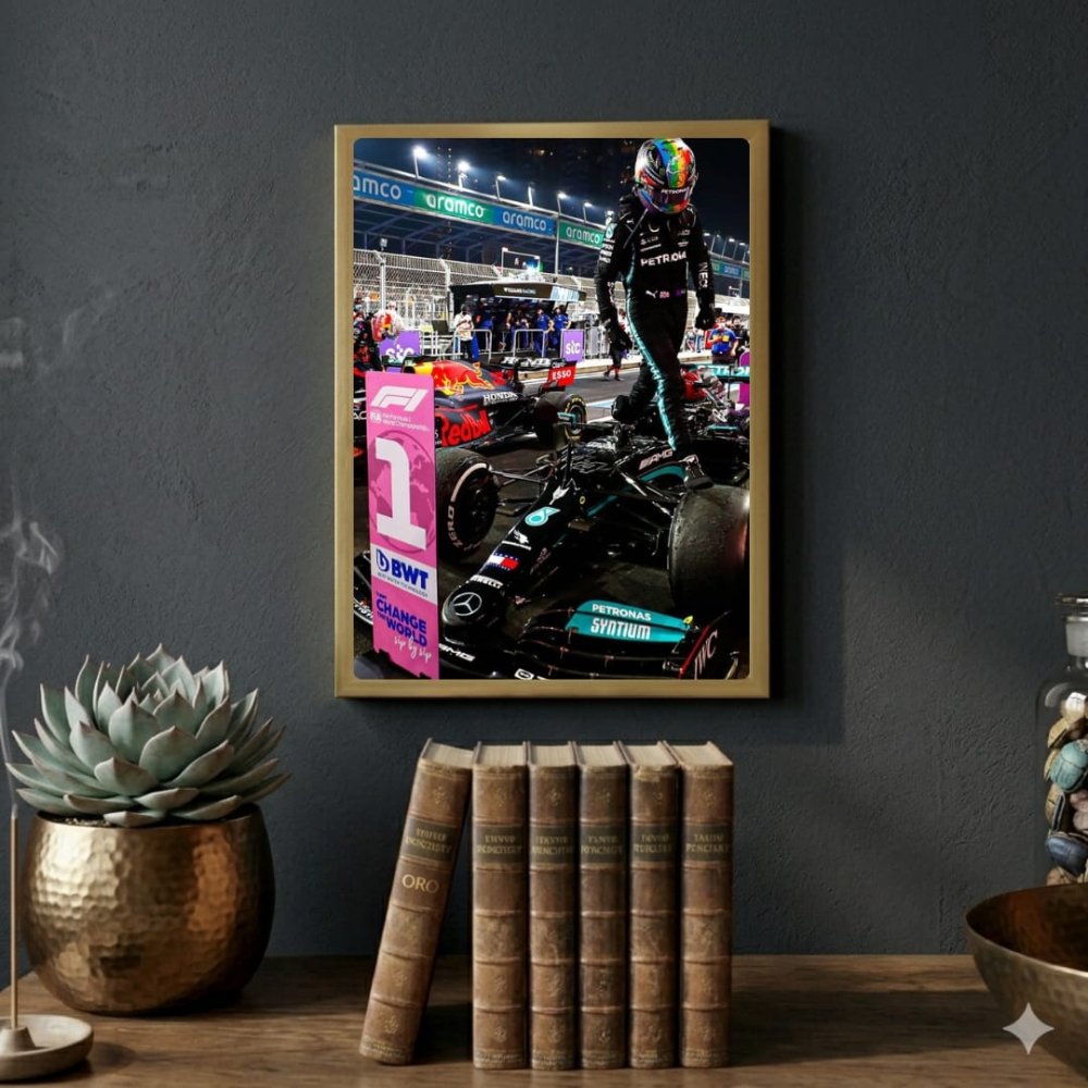 lewis hamilton mercedes - Vibes Districtlewis hamilton mercedes poster GoldVibes District