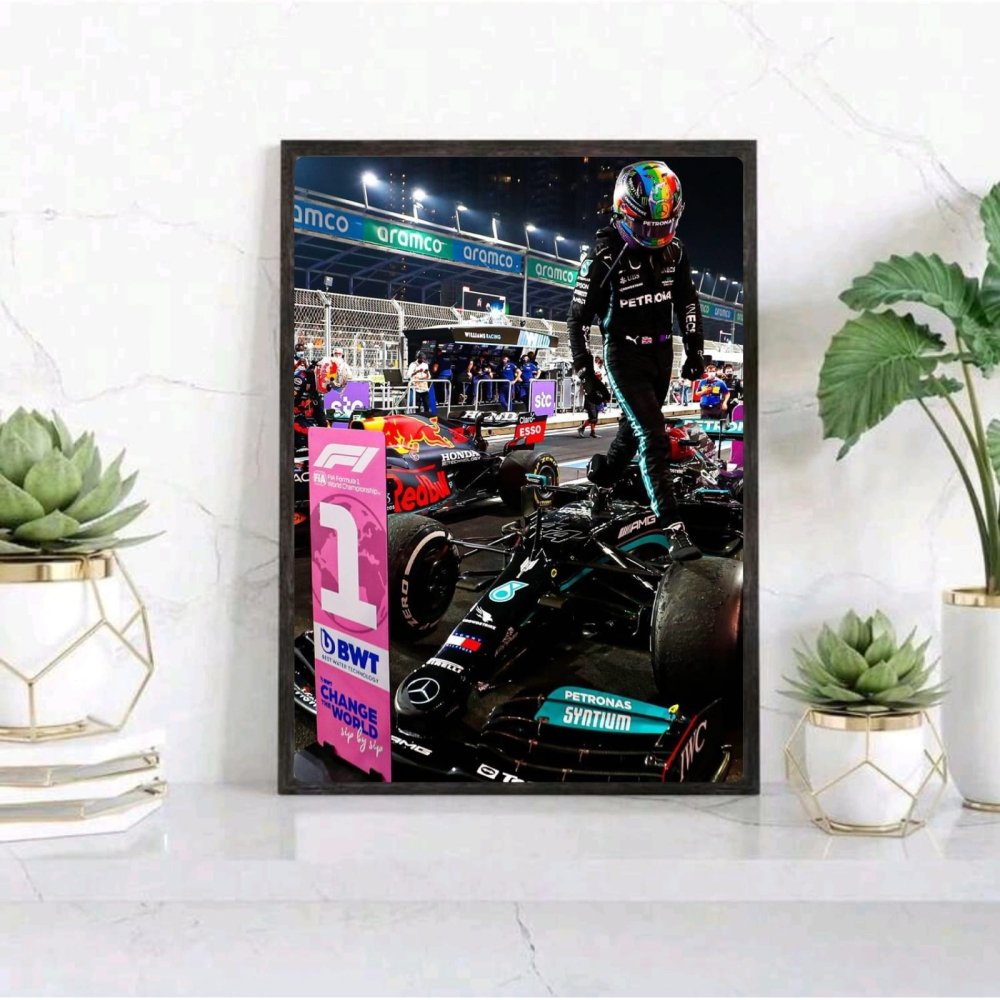 lewis hamilton mercedes - Vibes Districtlewis hamilton mercedes poster GoldVibes District