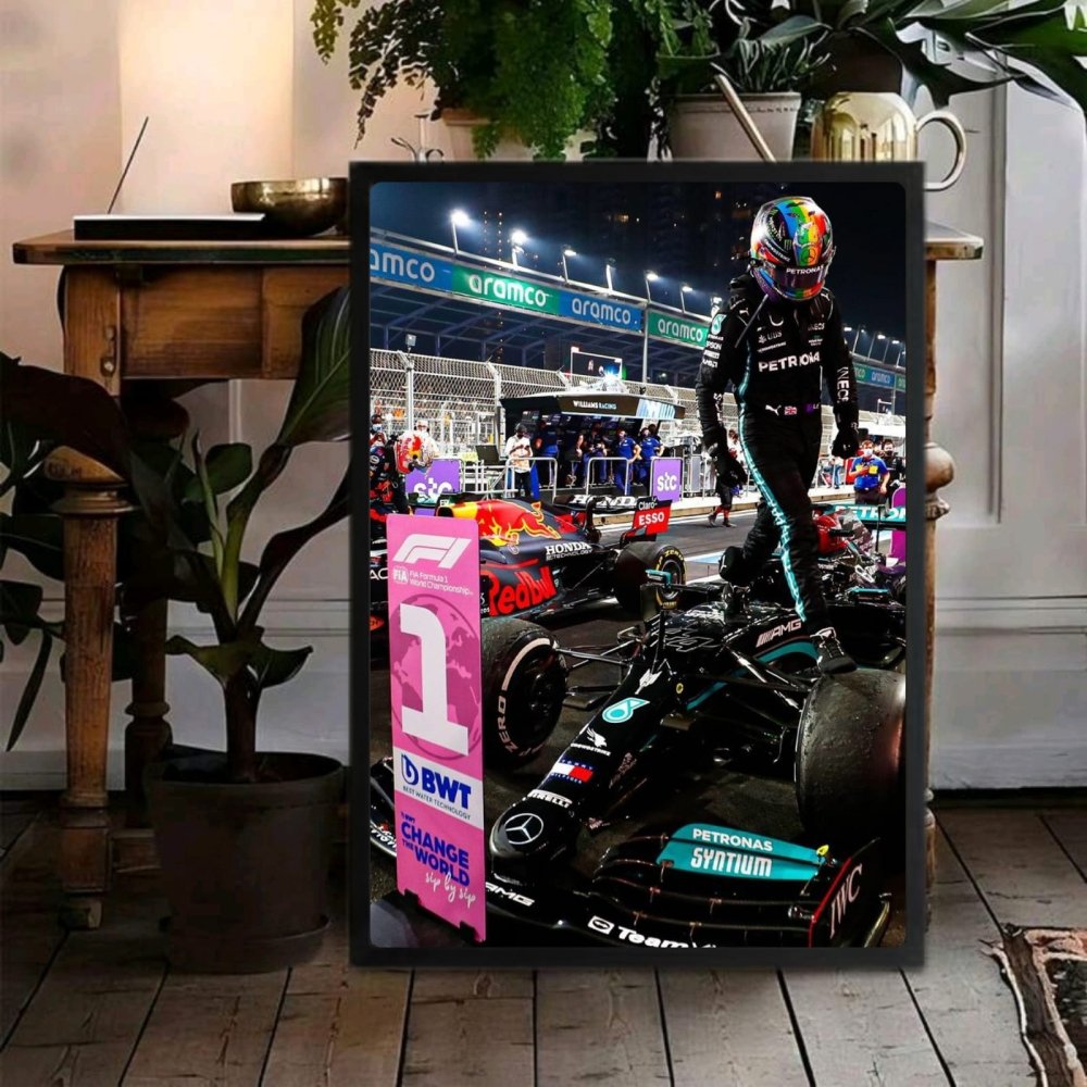 lewis hamilton mercedes - Vibes Districtlewis hamilton mercedes poster GoldVibes District
