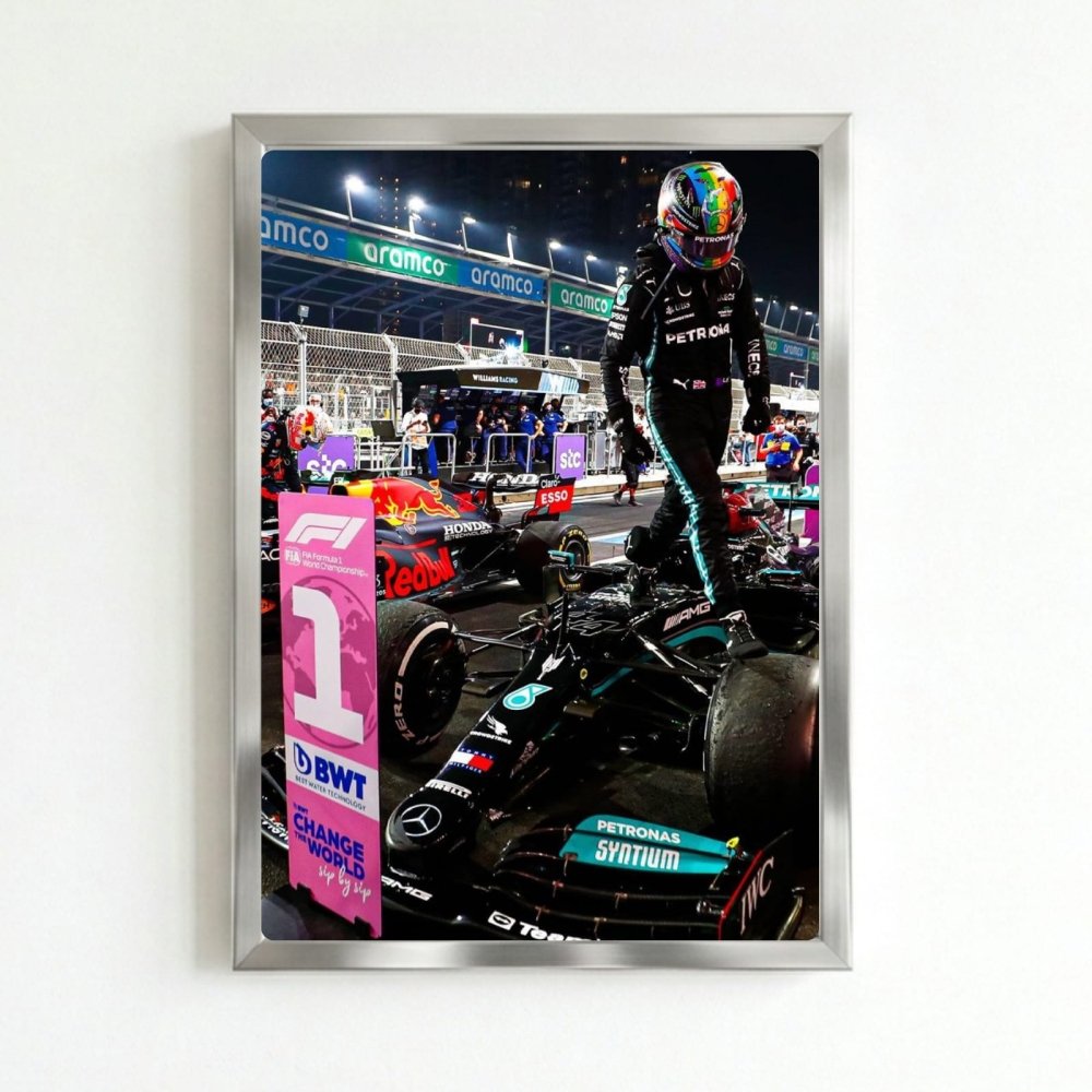 lewis hamilton mercedes - Vibes Districtlewis hamilton mercedes poster SilverVibes District