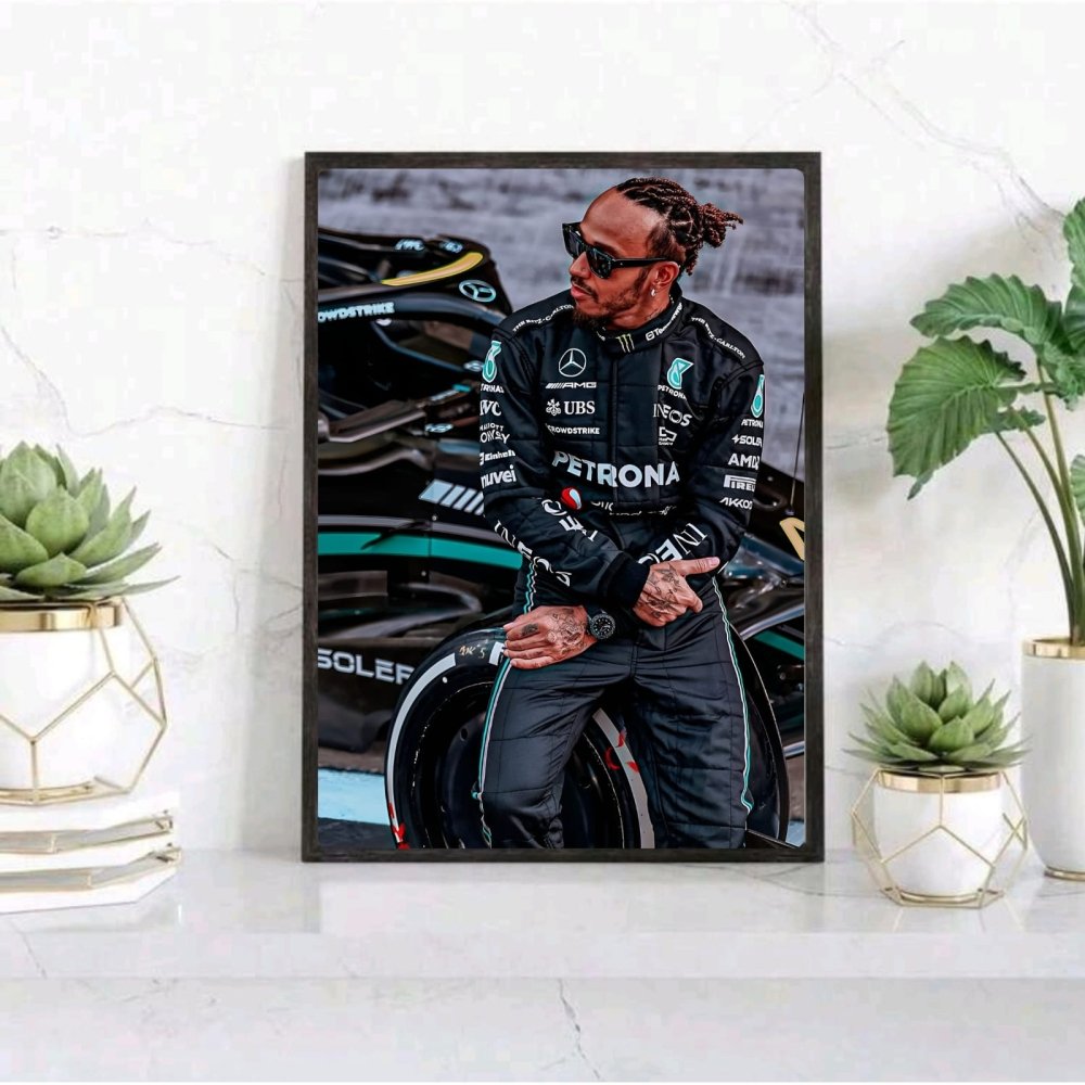 lewis hamilton mercedes f1 - Vibes Districtlewis hamilton mercedes f1 poster SilverVibes District