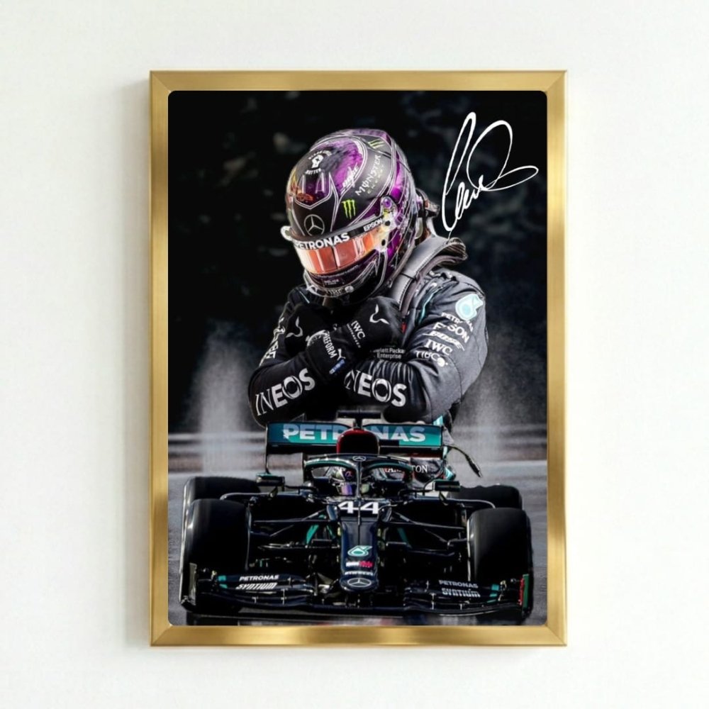 lewis hamilton mercedes f1 - Vibes Districtlewis hamilton mercedes f1 poster GoldVibes District