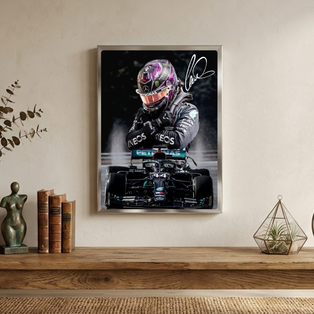 lewis hamilton mercedes f1 - Vibes Districtlewis hamilton mercedes f1 poster SilverVibes District