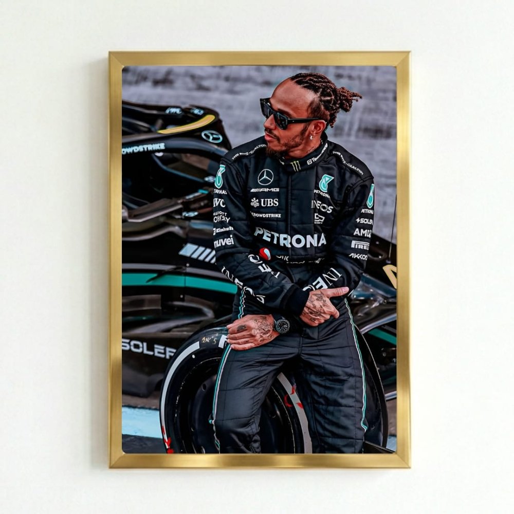 lewis hamilton mercedes f1 - Vibes Districtlewis hamilton mercedes f1 poster GoldVibes District
