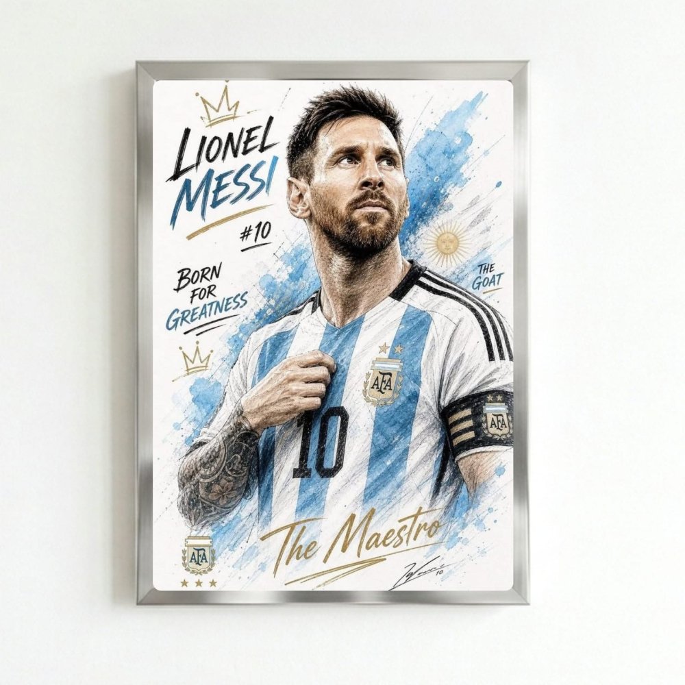 lionel messi - Vibes Districtlionel messi poster SilverVibes District