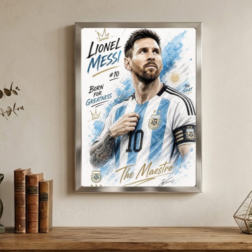 lionel messi - Vibes Districtlionel messi poster SilverVibes District
