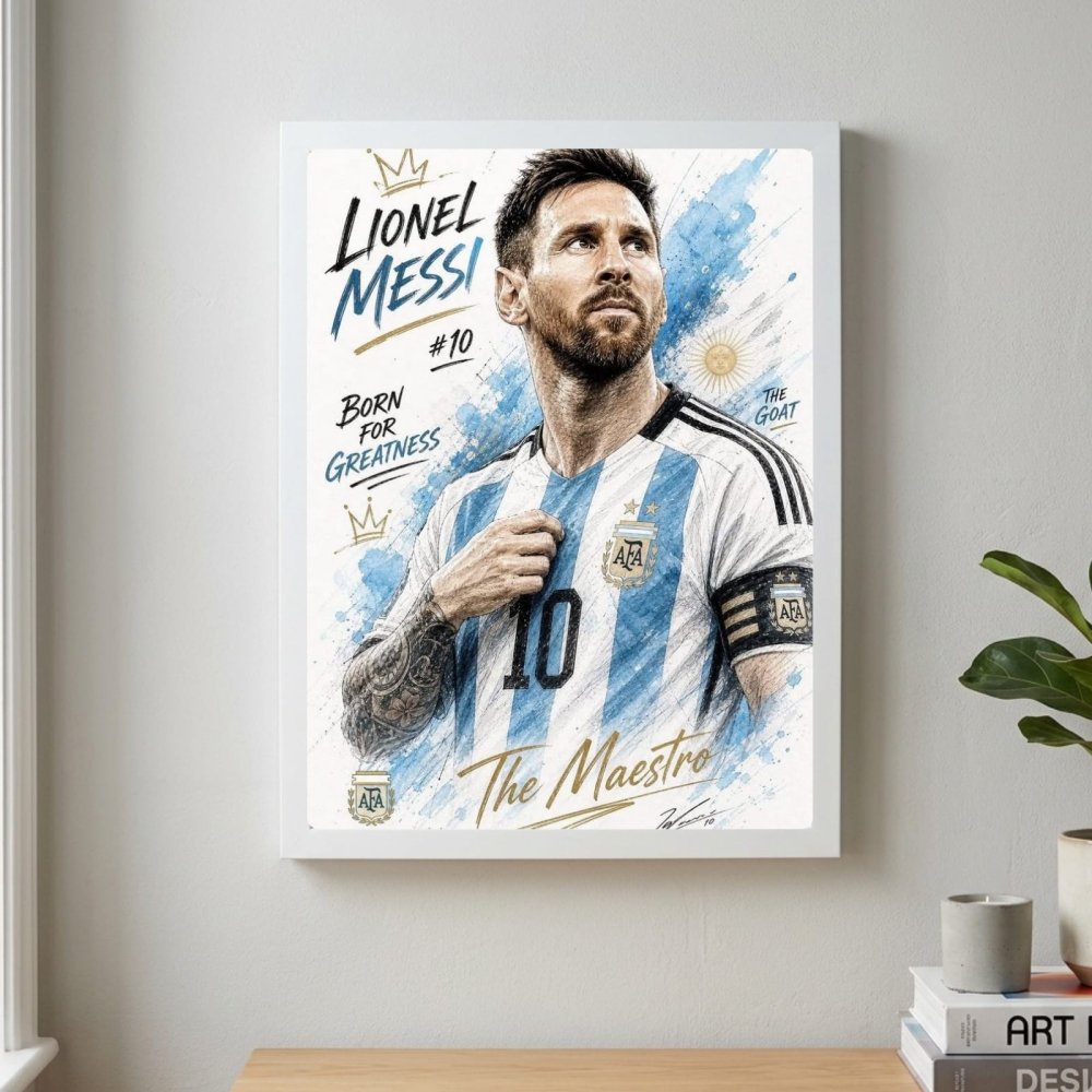 lionel messi - Vibes Districtlionel messi poster SilverVibes District