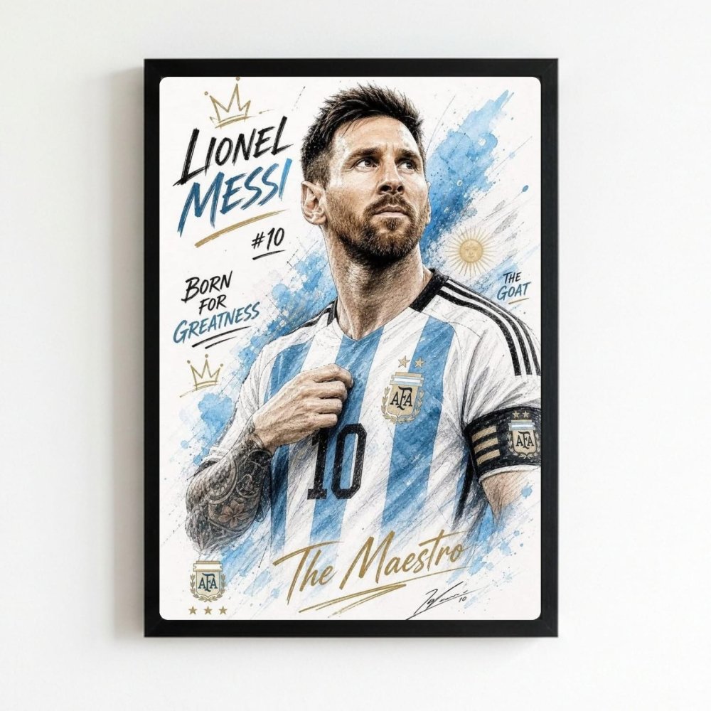 lionel messi - Vibes Districtlionel messi poster NeroVibes District
