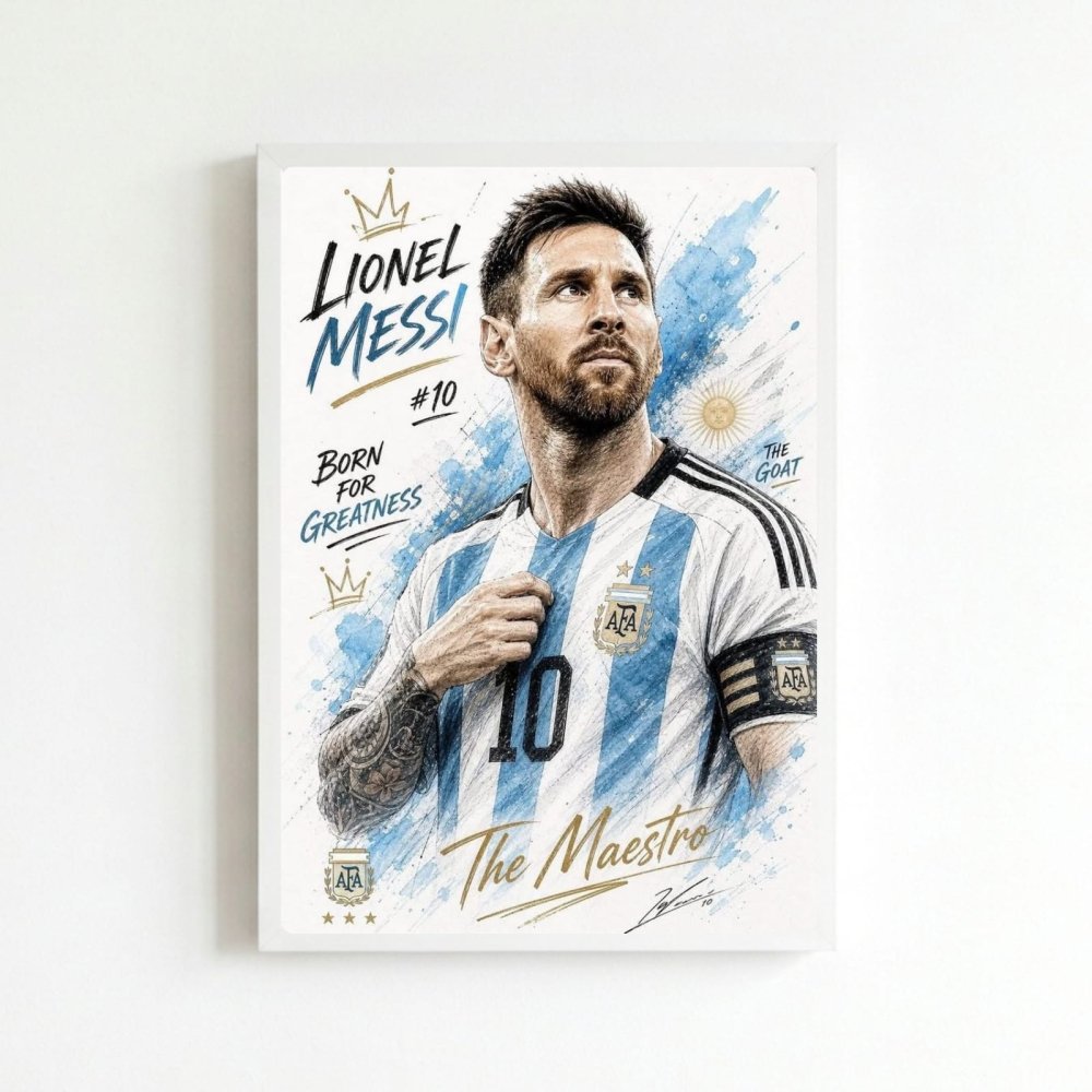 lionel messi - Vibes Districtlionel messi poster BiancoVibes District
