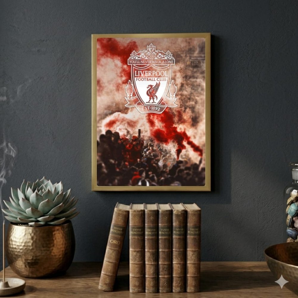 Liverpool - Vibes DistrictLiverpool poster GoldVibes District