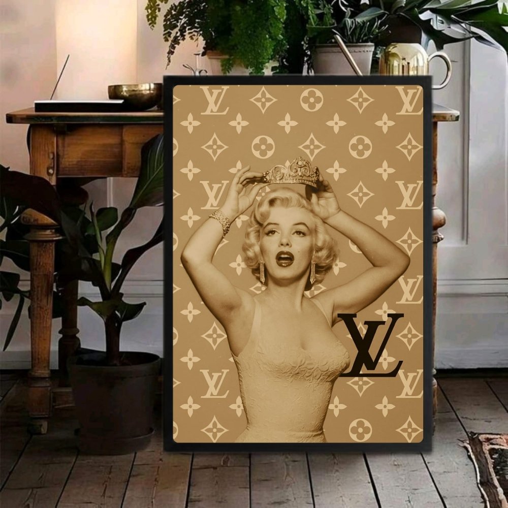 Luxury brand - Vibes DistrictLuxury brand poster GoldVibes District