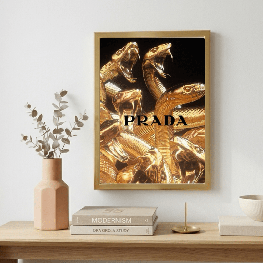 Luxury brand - Vibes DistrictLuxury brand poster SilverVibes District