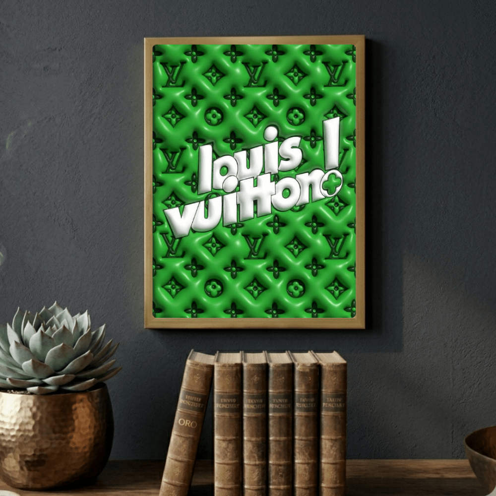 Luxury brand - Vibes DistrictLuxury brand poster GoldVibes District