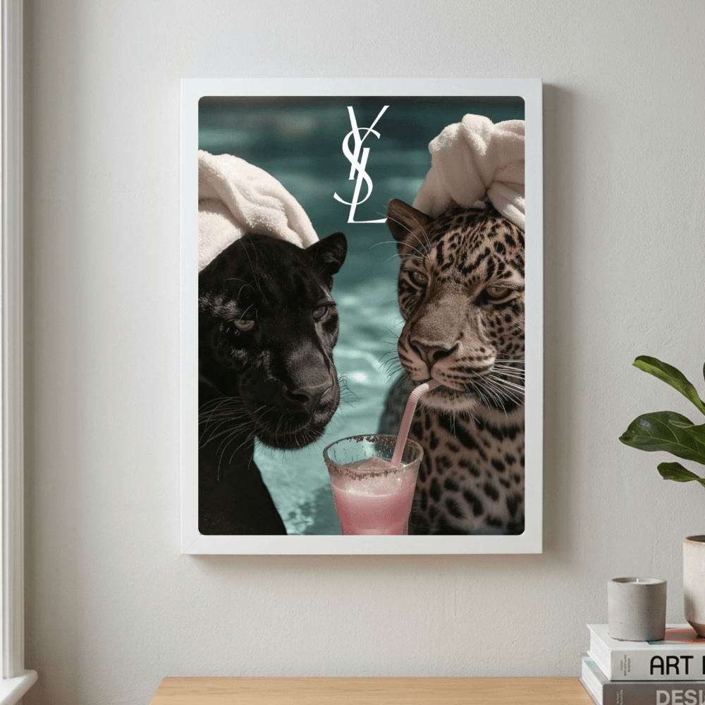 Luxury brand - Vibes DistrictLuxury brand poster GoldVibes District