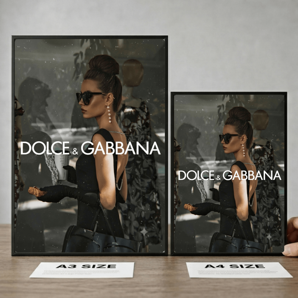 Luxury brand - Vibes DistrictLuxury brand poster GoldVibes District