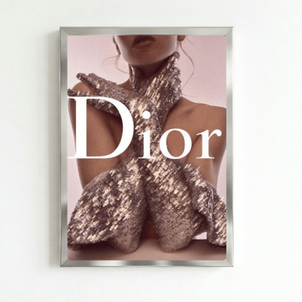Luxury brand - Vibes DistrictLuxury brand poster SilverVibes District
