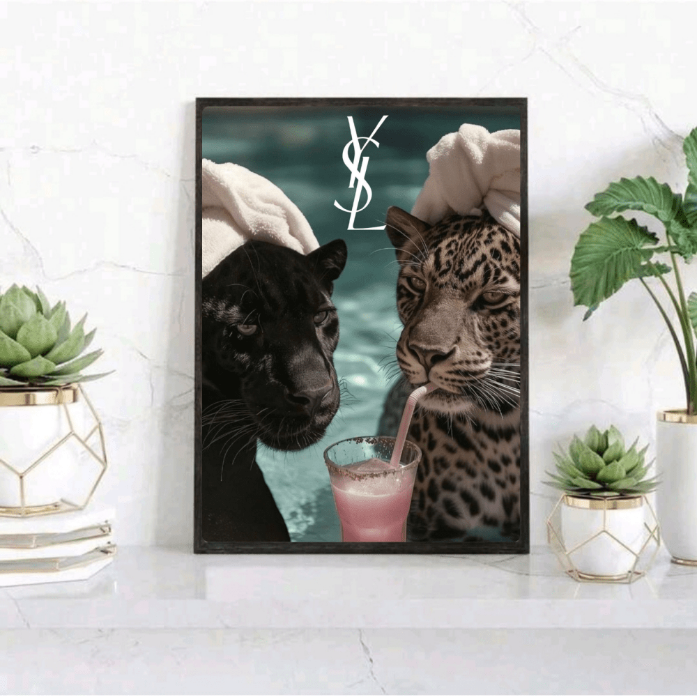 Luxury brand - Vibes DistrictLuxury brand poster GoldVibes District