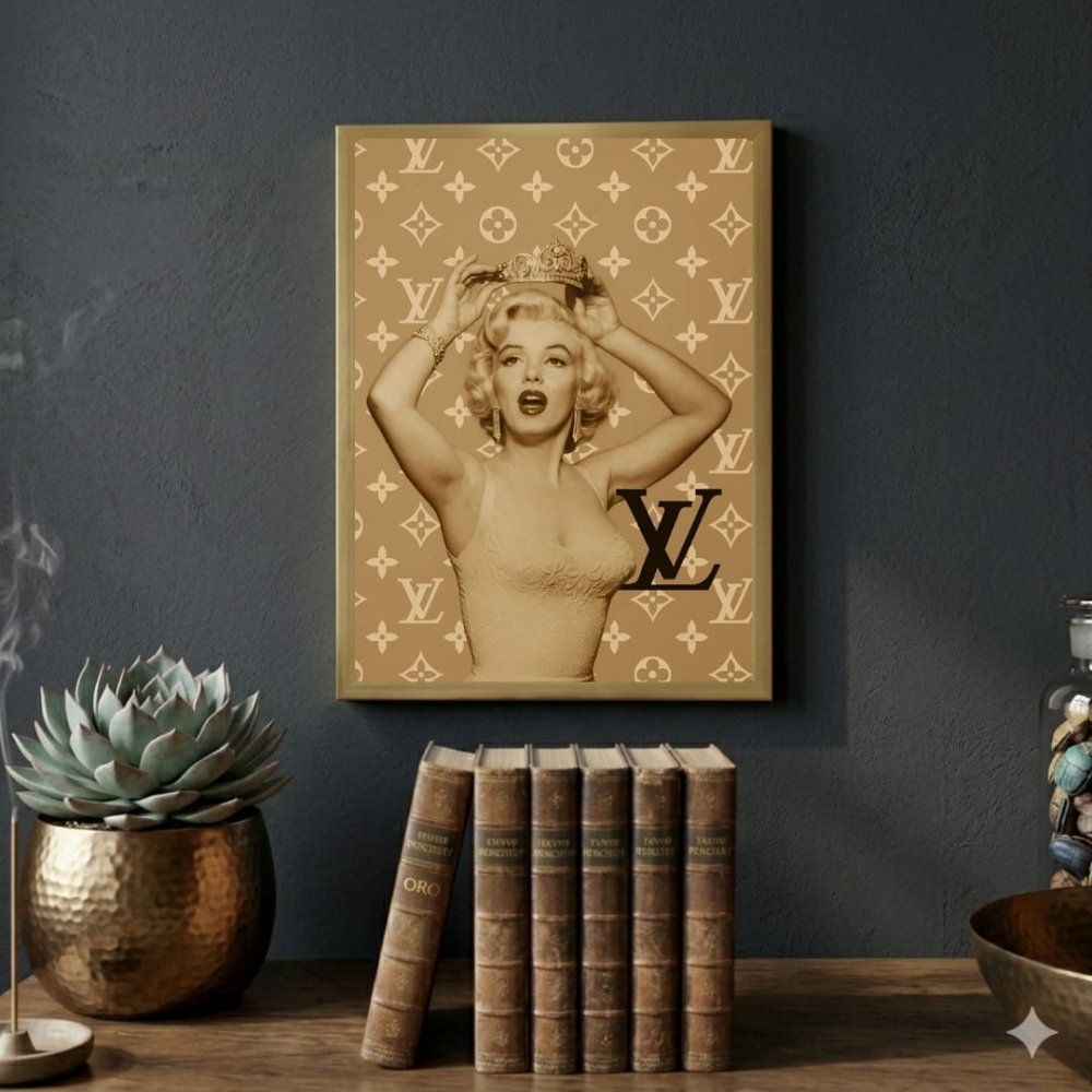 Luxury brand - Vibes DistrictLuxury brand poster GoldVibes District