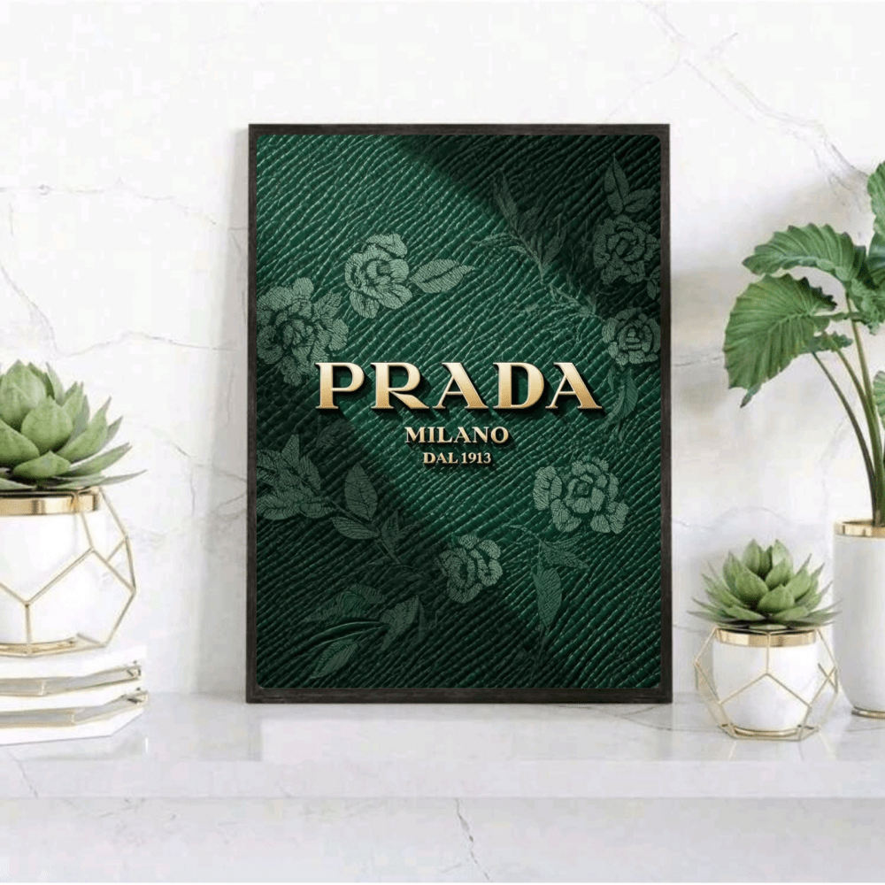 Luxury brand - Vibes DistrictLuxury brand poster GoldVibes District