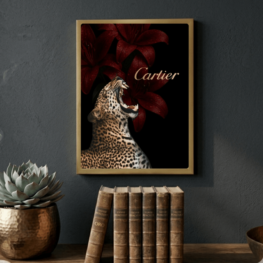 Luxury brand - Vibes DistrictLuxury brand poster GoldVibes District