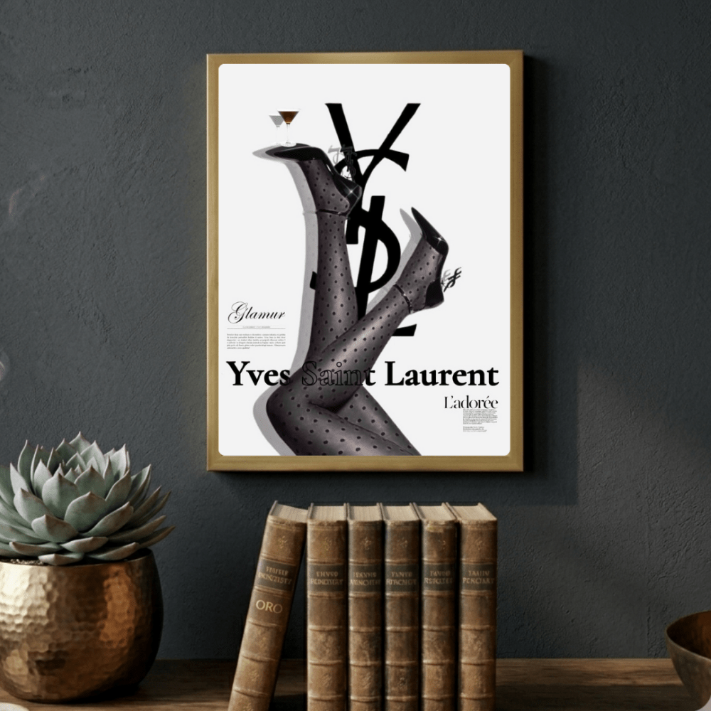 Luxury brand - Vibes DistrictLuxury brand poster GoldVibes District