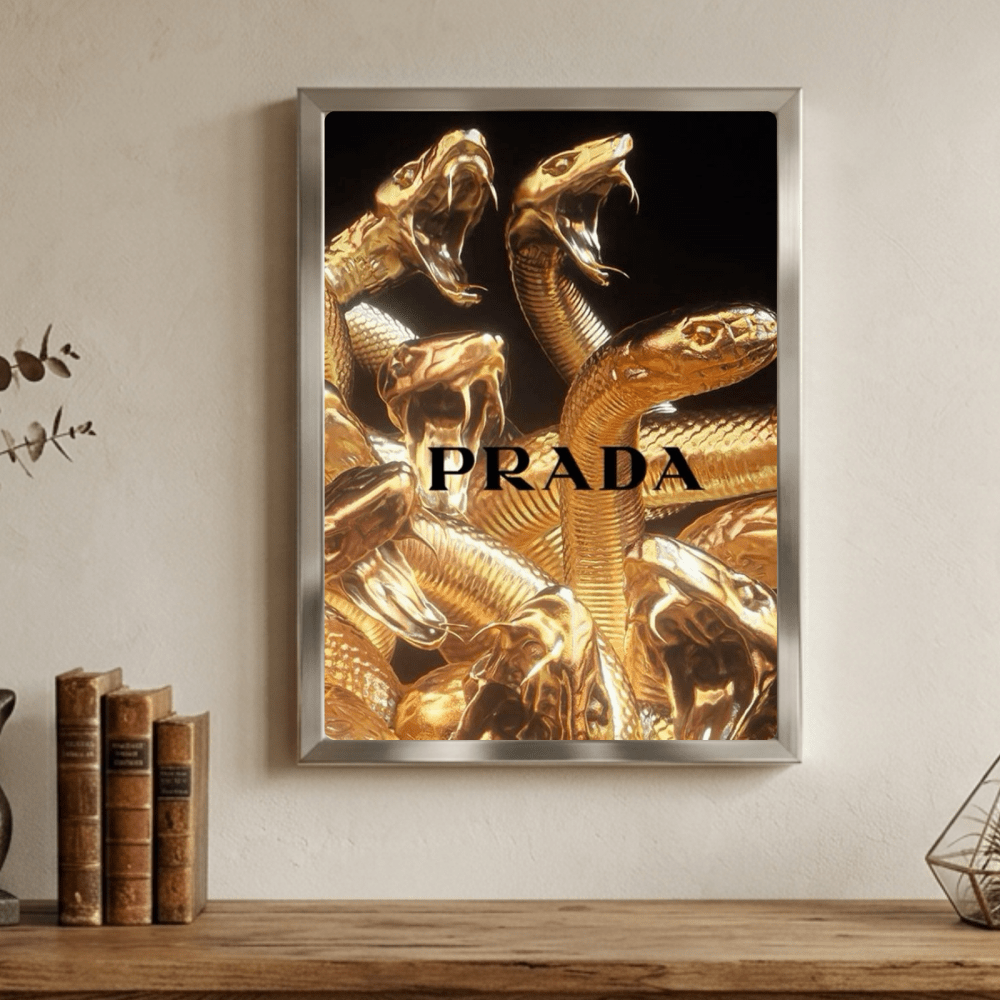 Luxury brand - Vibes DistrictLuxury brand poster SilverVibes District