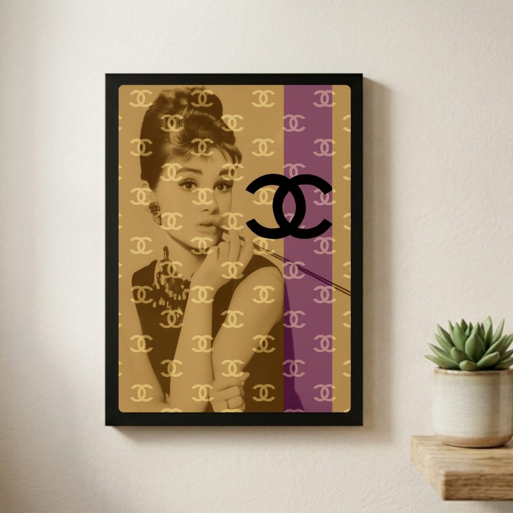 Luxury brand - Vibes DistrictLuxury brand poster GoldVibes District