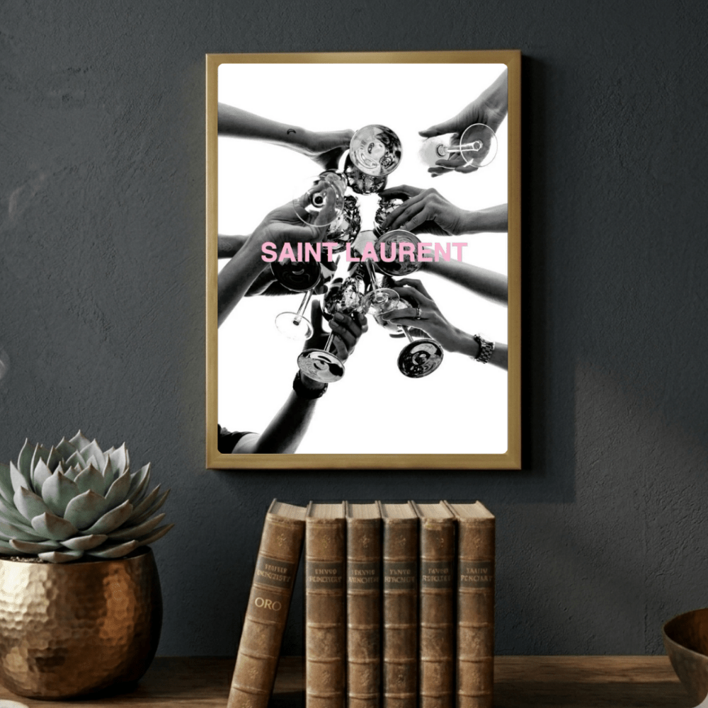 Luxury brand - Vibes DistrictLuxury brand poster GoldVibes District