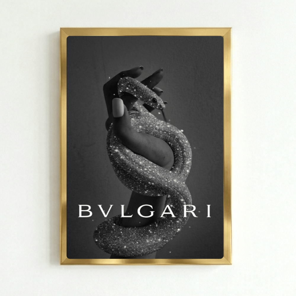 Luxury brand - Vibes DistrictLuxury brand poster GoldVibes District