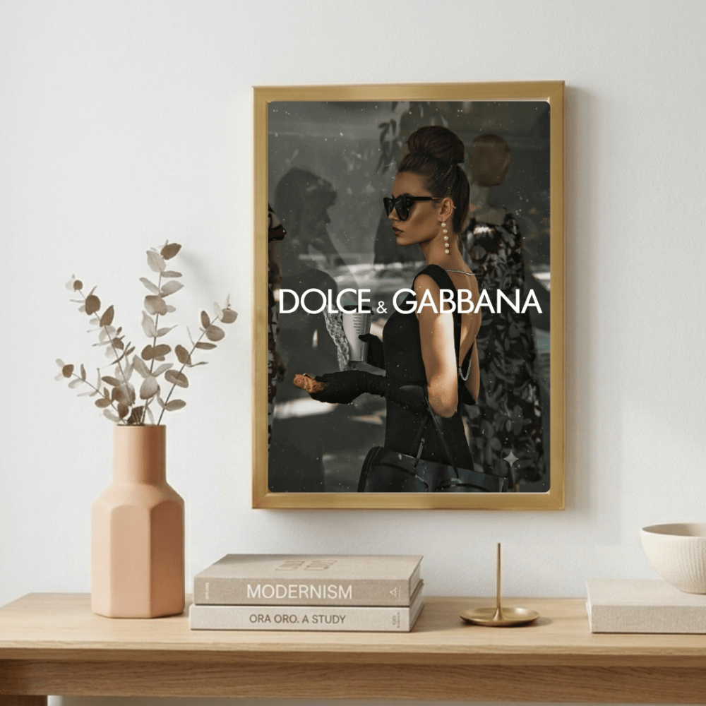 Luxury brand - Vibes DistrictLuxury brand poster GoldVibes District
