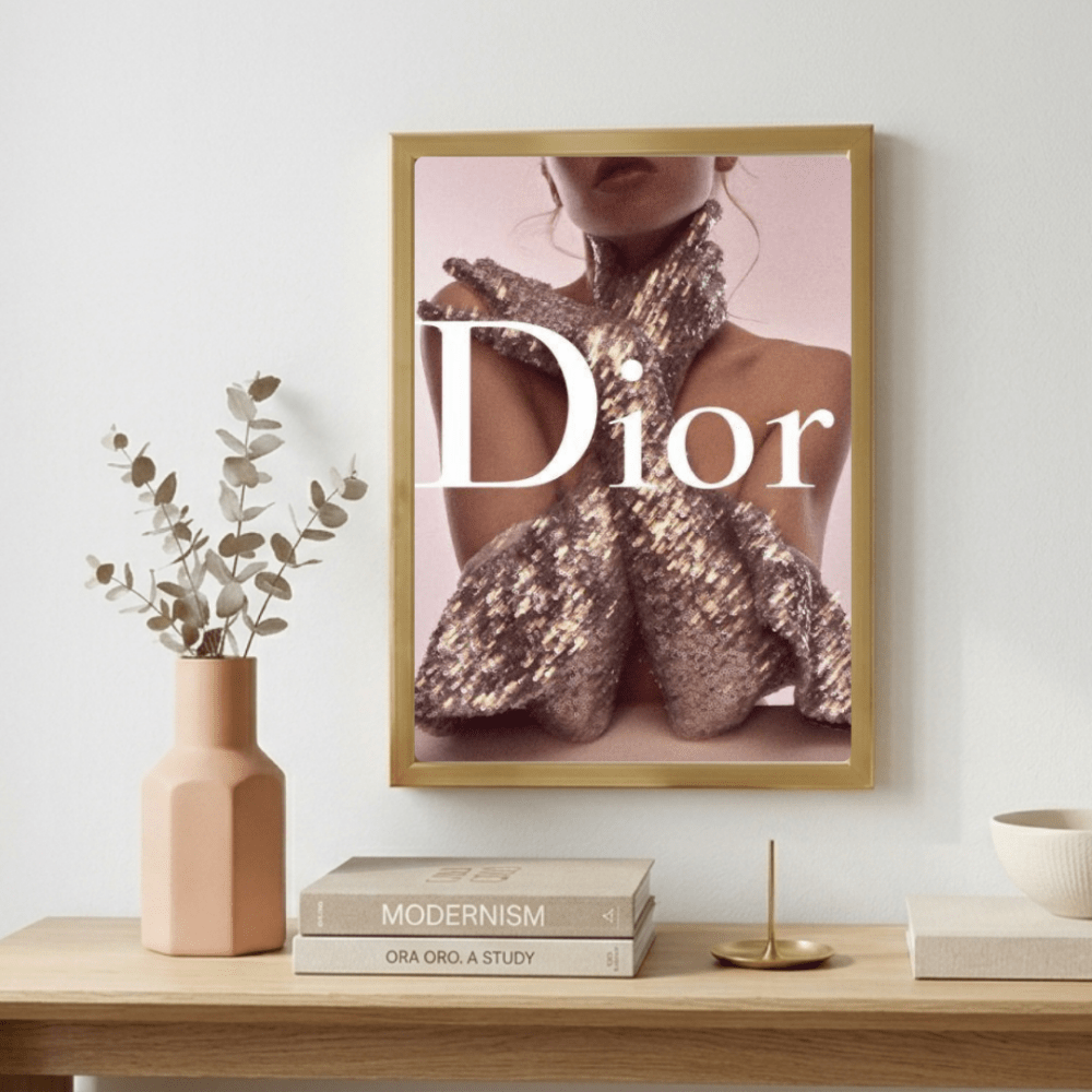 Luxury brand - Vibes DistrictLuxury brand poster GoldVibes District