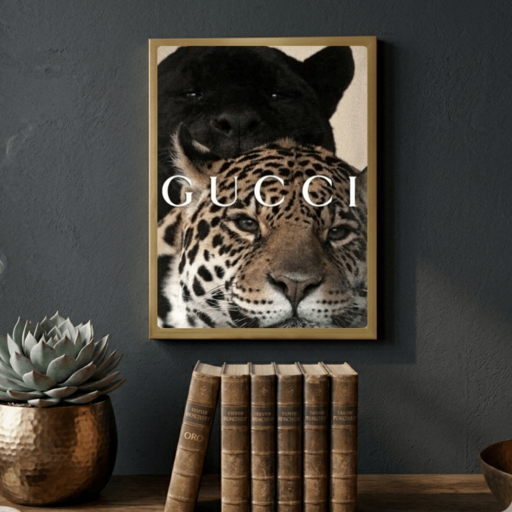 Luxury brand - Vibes DistrictLuxury brand poster GoldVibes District