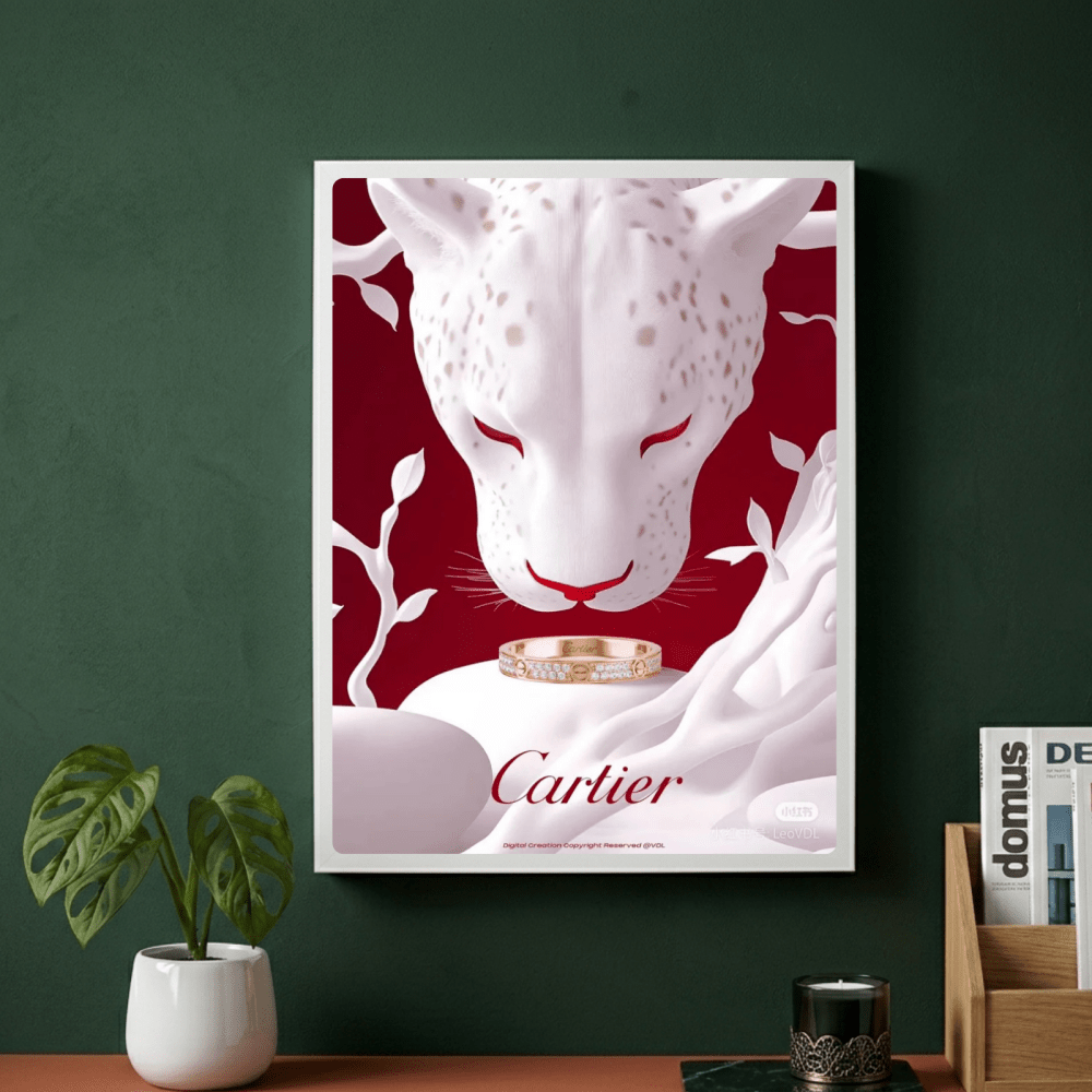 Luxury brand - Vibes DistrictLuxury brand poster GoldVibes District