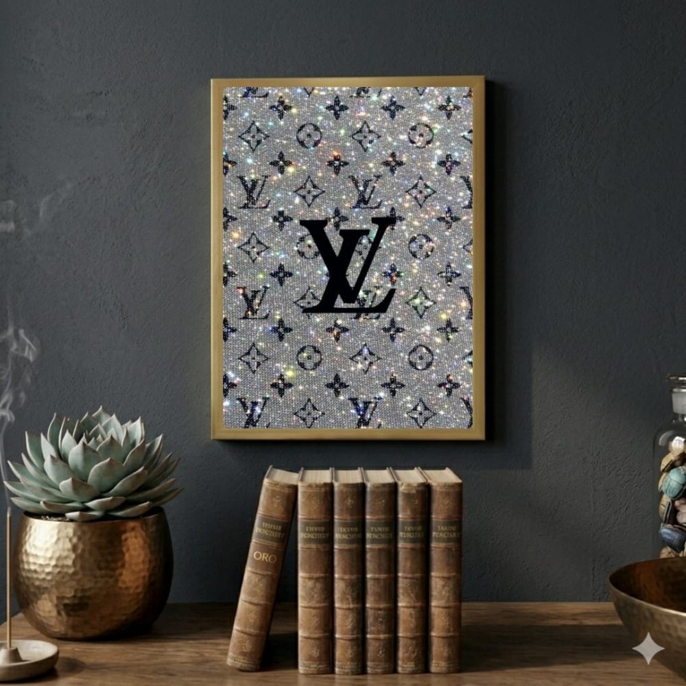 Luxury brand - Vibes DistrictLuxury brand poster GoldVibes District