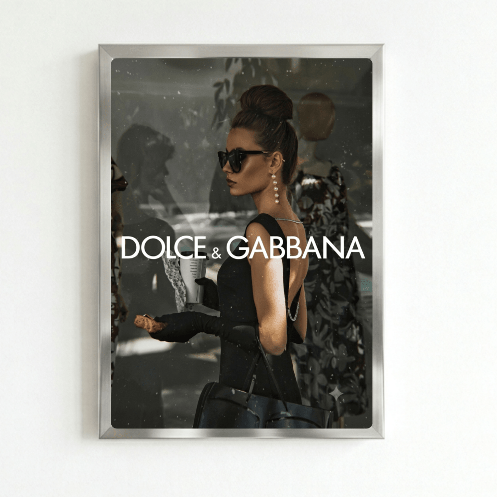 Luxury brand - Vibes DistrictLuxury brand poster SilverVibes District