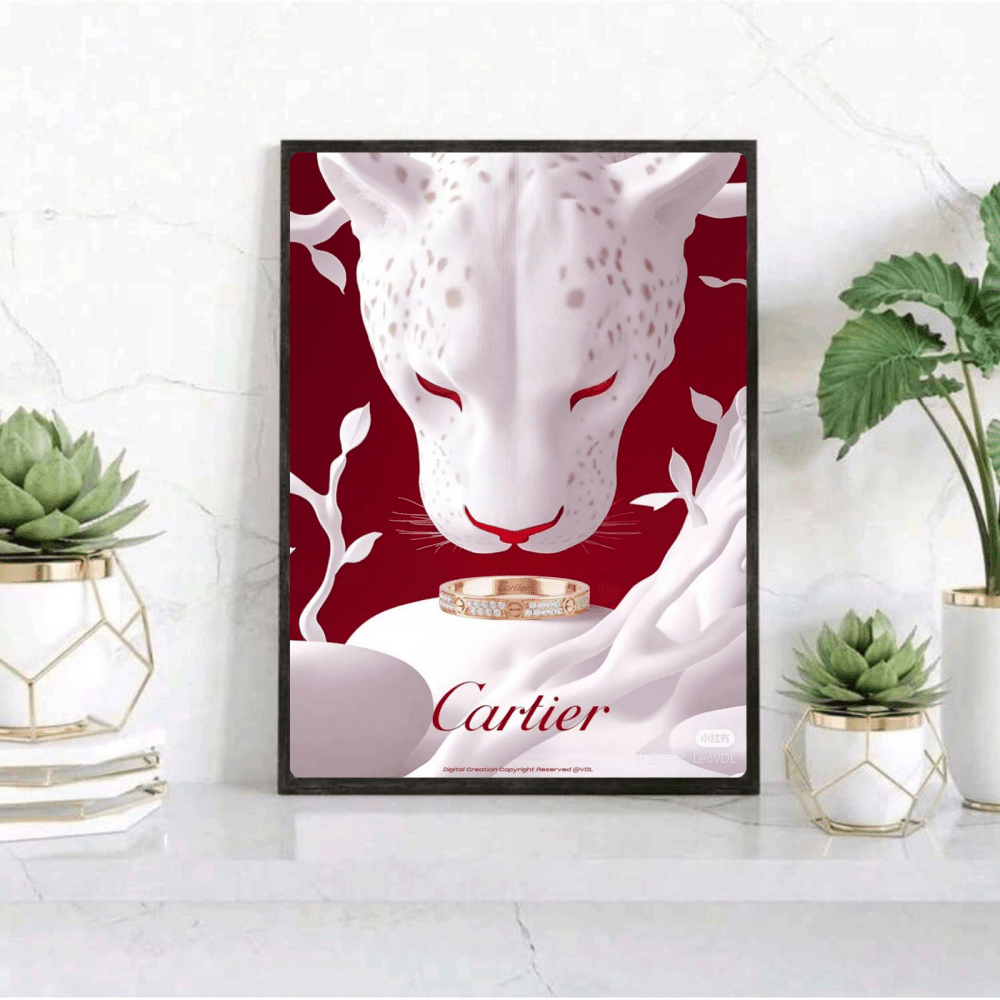 Luxury brand - Vibes DistrictLuxury brand poster GoldVibes District