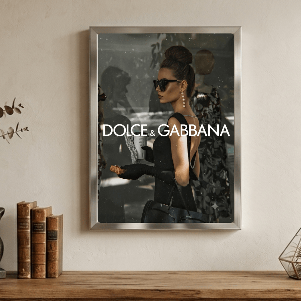 Luxury brand - Vibes DistrictLuxury brand poster GoldVibes District