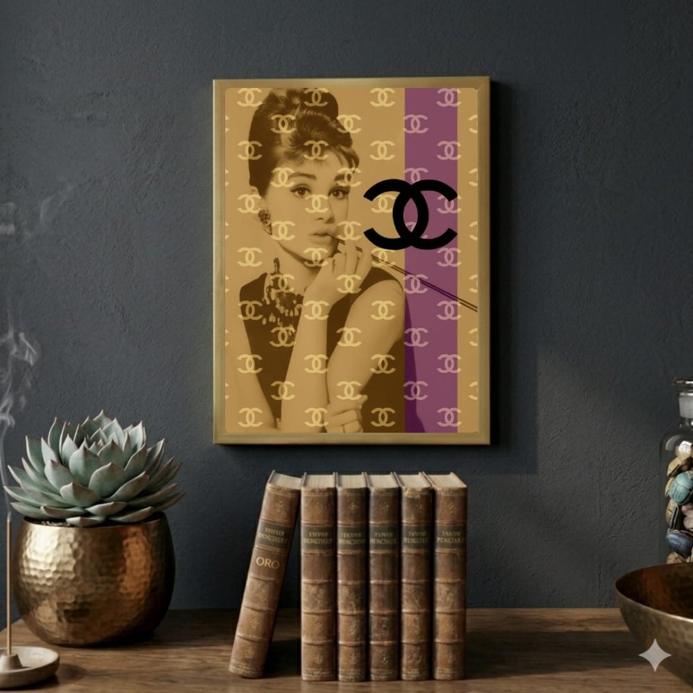 Luxury brand - Vibes DistrictLuxury brand poster GoldVibes District